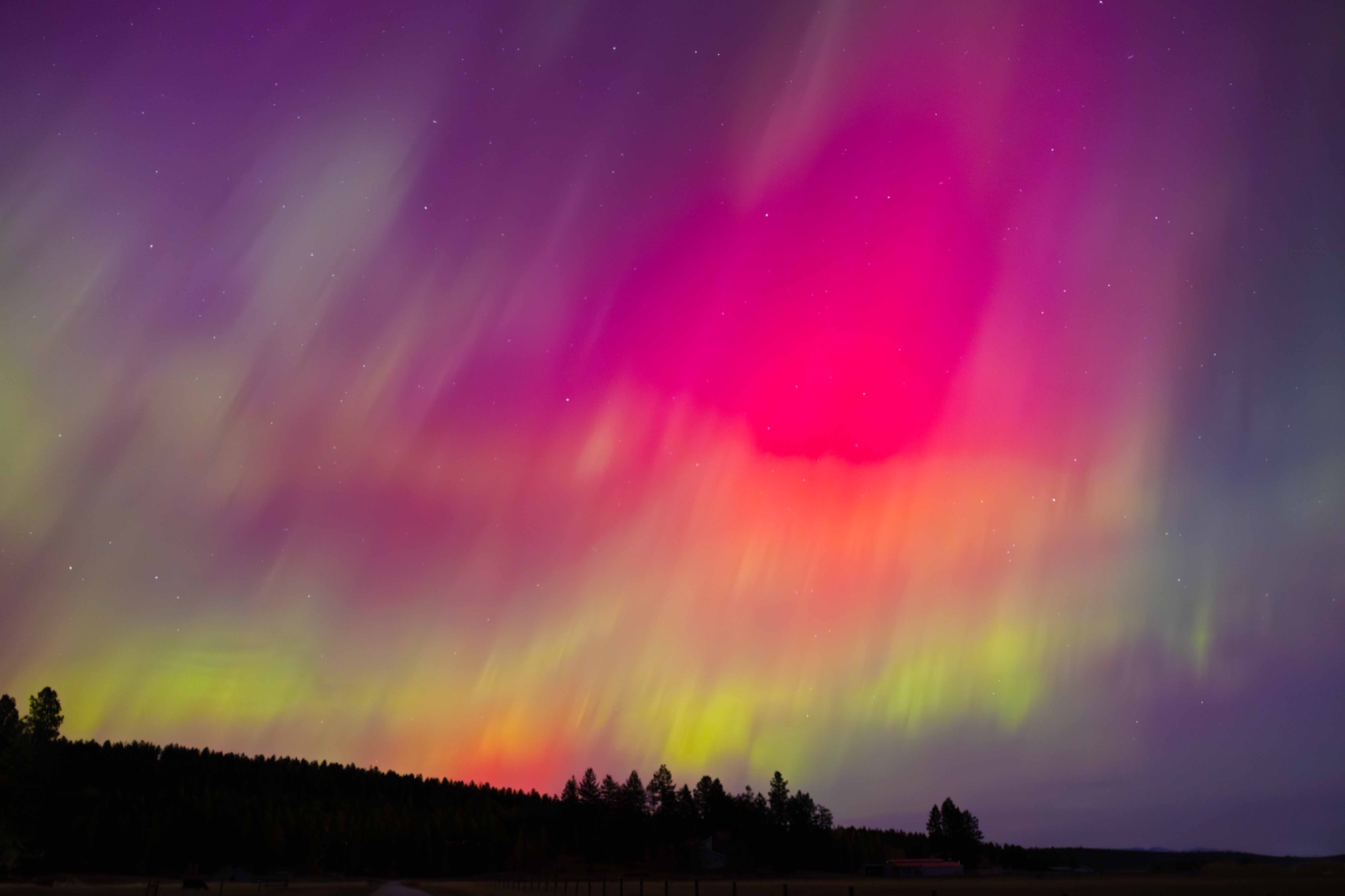 Community photo entitled Northern Lights by Tim Rubbert on 10/10/2024 at Whitefish, Montana, USA