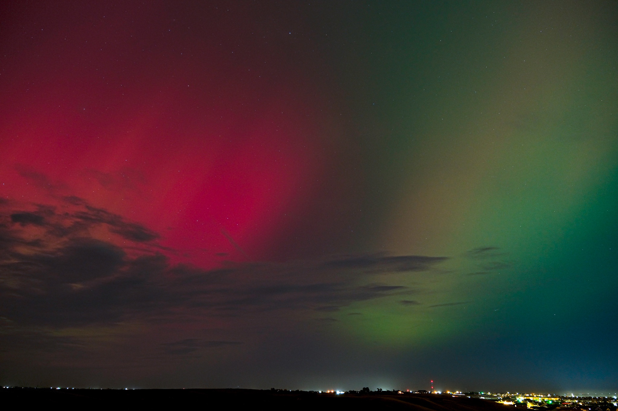 Community photo entitled Northern Lights at their best by Jan Curtis on 10/10/2024 at Cheyenne, WY, USA