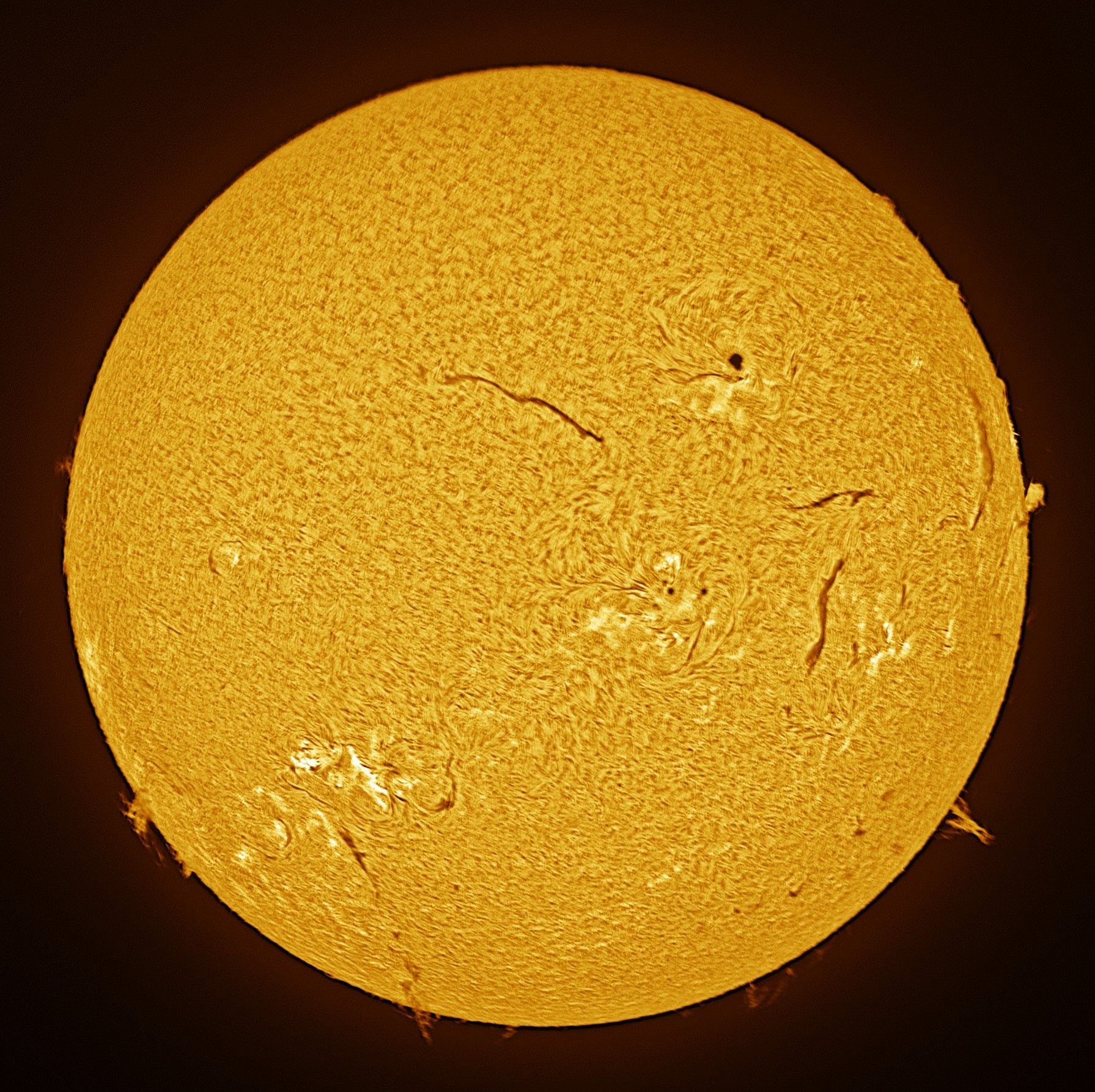 Community photo entitled Solar Activity by Jim Militello on 10/10/2024 at Tucson, Arizona  USA