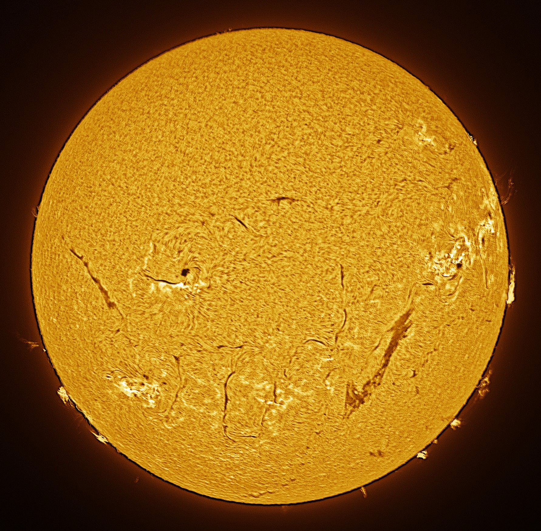 Community photo entitled Solar Activity by Jim Militello on 10/06/2024 at Tucson, Arizona  USA