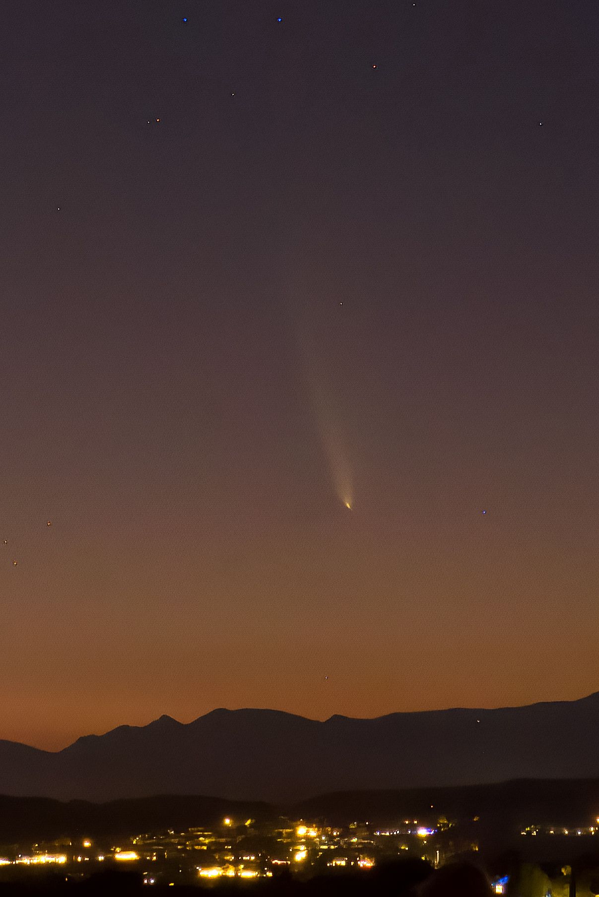 Community photo entitled Comet tsuchinshan-atlas by Greg Lewis on 10/12/2024 at Valencia, California USA