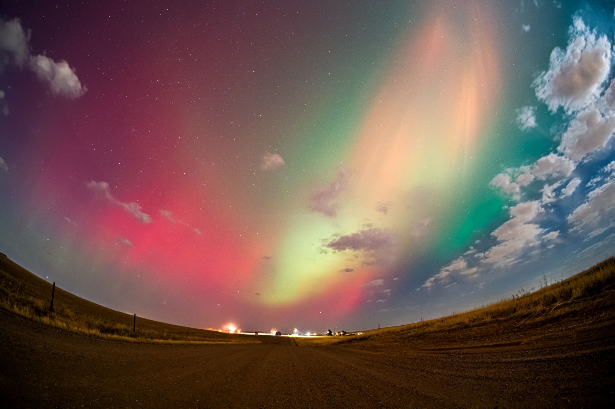 Community photo entitled Dirt Road Aurora by Cody Helms on 10/10/2024 at Denver, CO