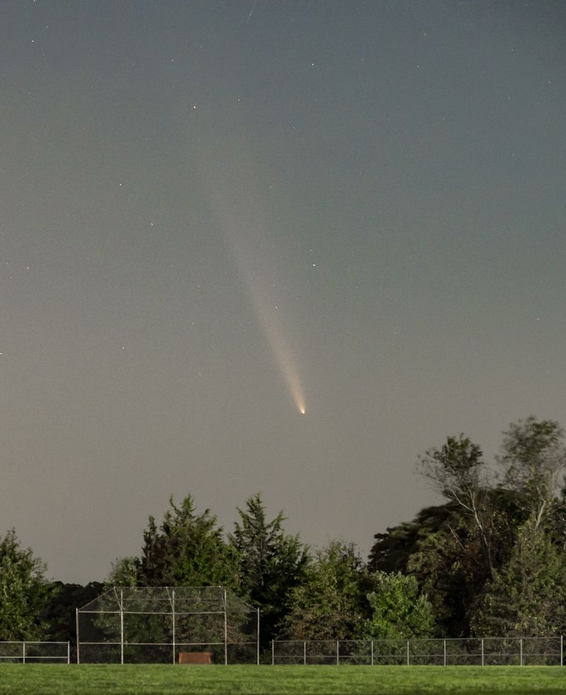 Community photo entitled Comet C/2024 A3 from Glenwood, MD by Jim Bruzek on 10/13/2024 at Glenwood, Maryland