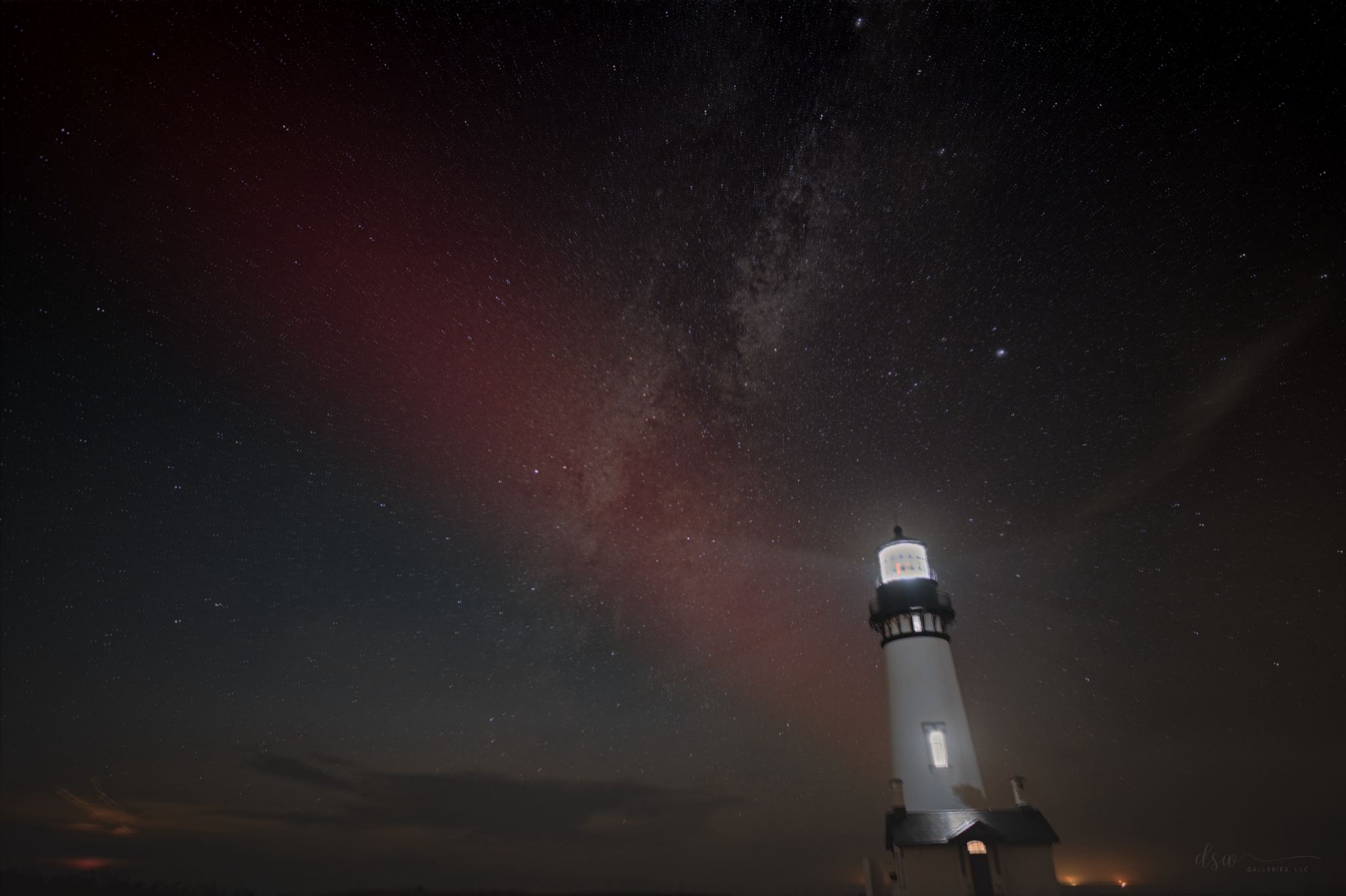 Community photo entitled Sky Lights by Jeremy Likness on 10/10/2024 at Yaquina Head Lighthouse, Newport, Oregon, USA