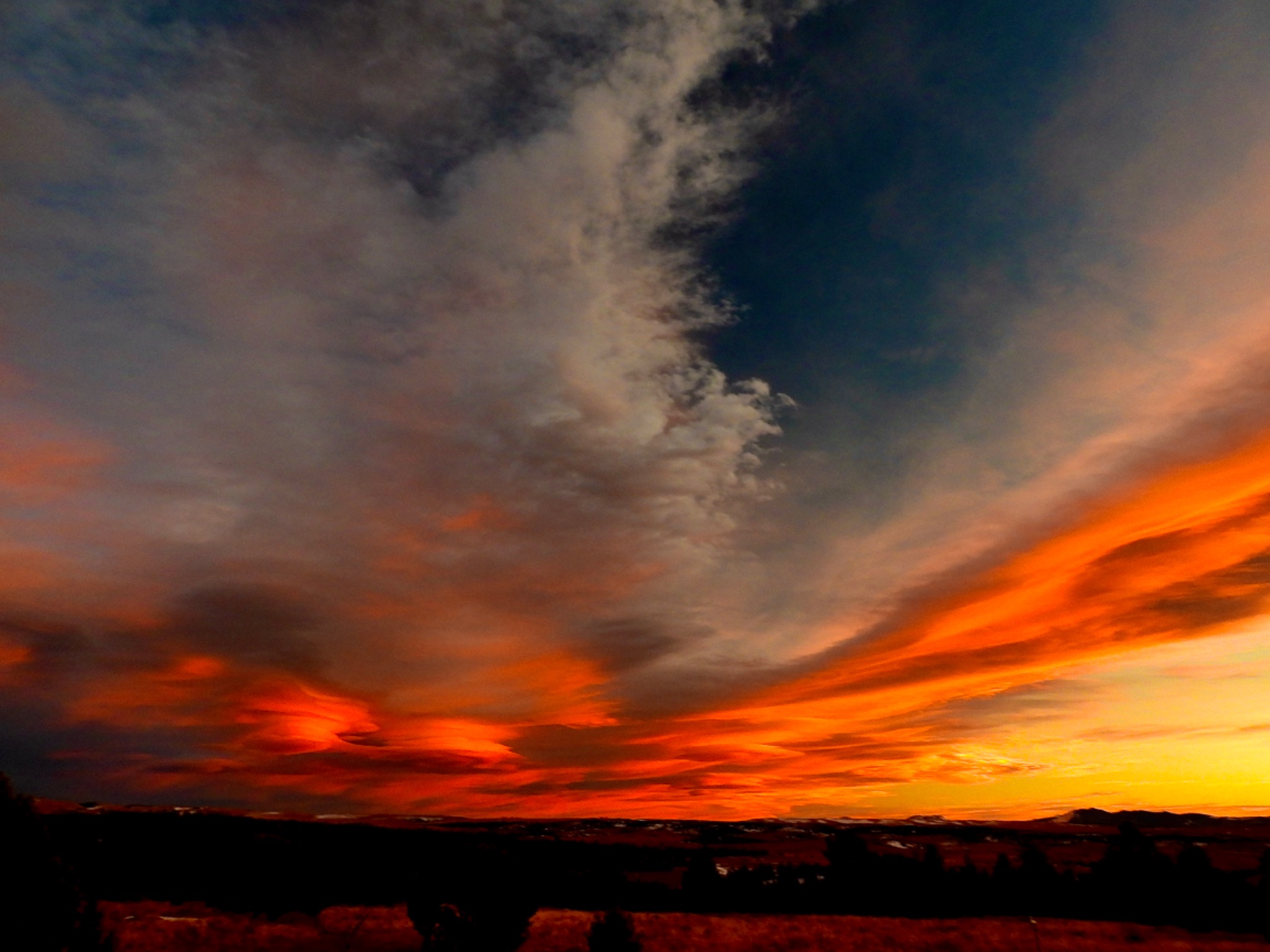 Community photo entitled Celestial Inferno by Christoph Stopka on 12/18/2024 at Wet Mountain Valley, Colorado/USA