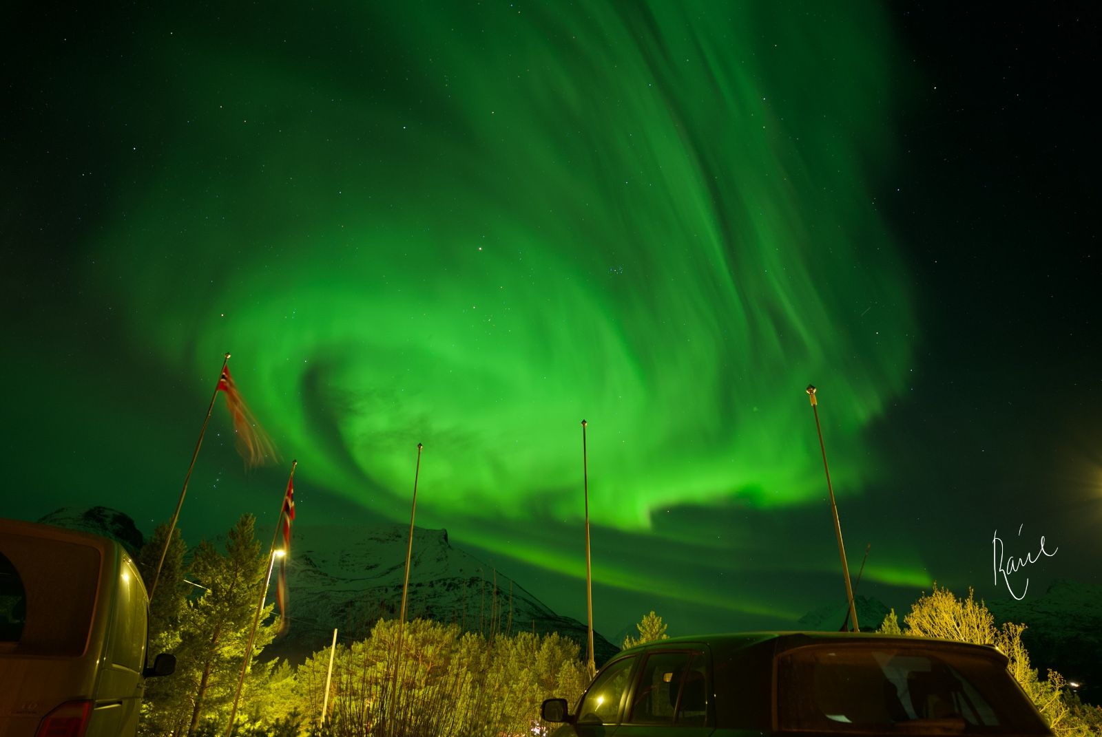 Community photo entitled Aurora in Norway by Raul Cortes on 02/28/2025 at Skiboltn, Norway