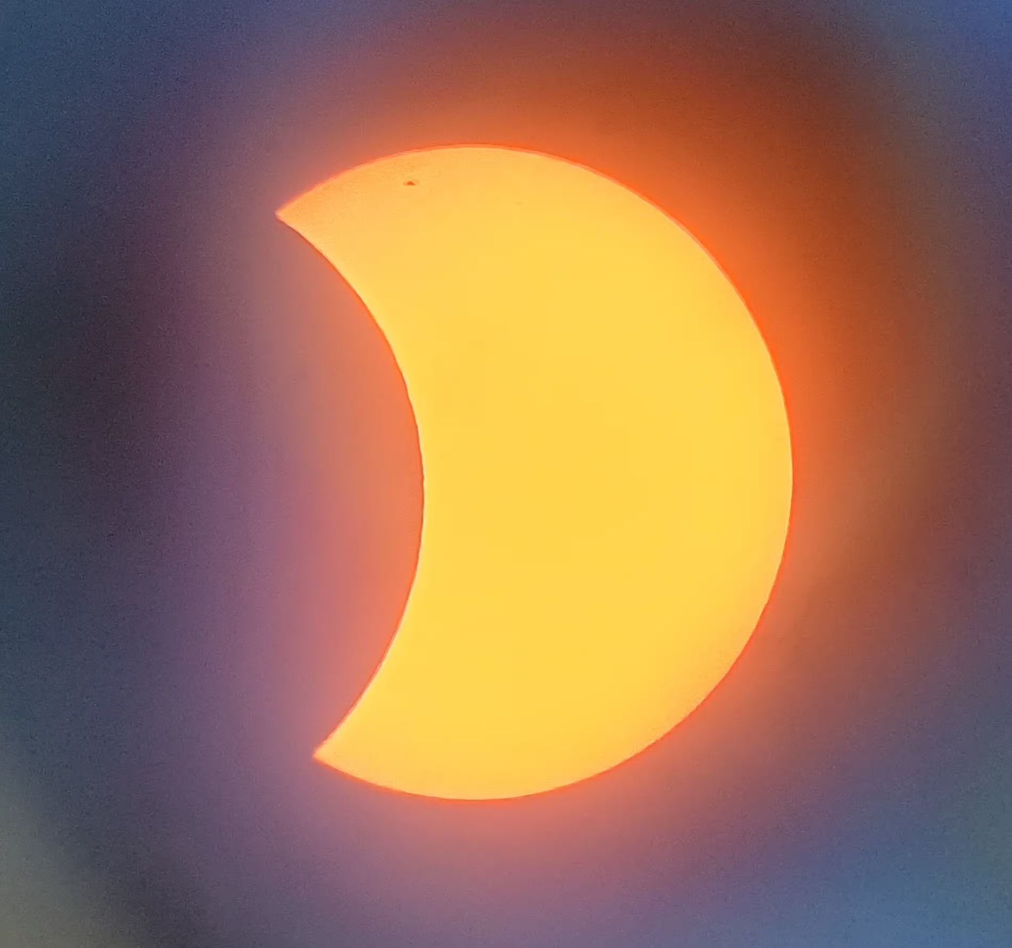 Community photo entitled Partial solar eclipse of March 29. 2025 by Jan Forbrich on 03/29/2025 at Oxford, UK