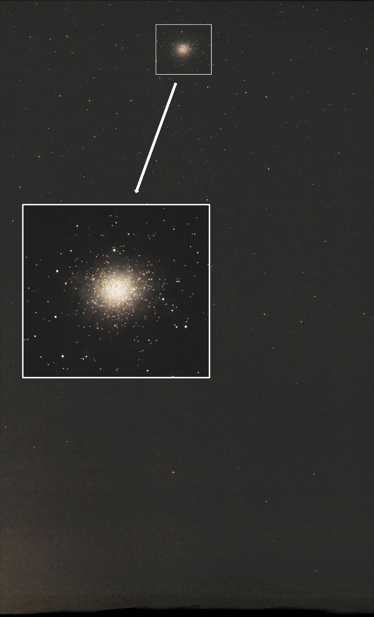 Community photo entitled Omega Centauri, from 37 degrees North by Steven Bellavia on 03/03/2025 at Smithfield, VA