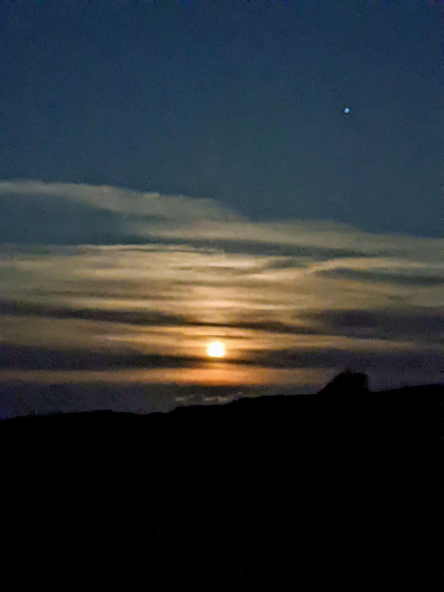 Community photo entitled Moon and Spica by Kevan Hubbard on 04/13/2025 at Boulby,North Yorkshire Moors National Park ,England