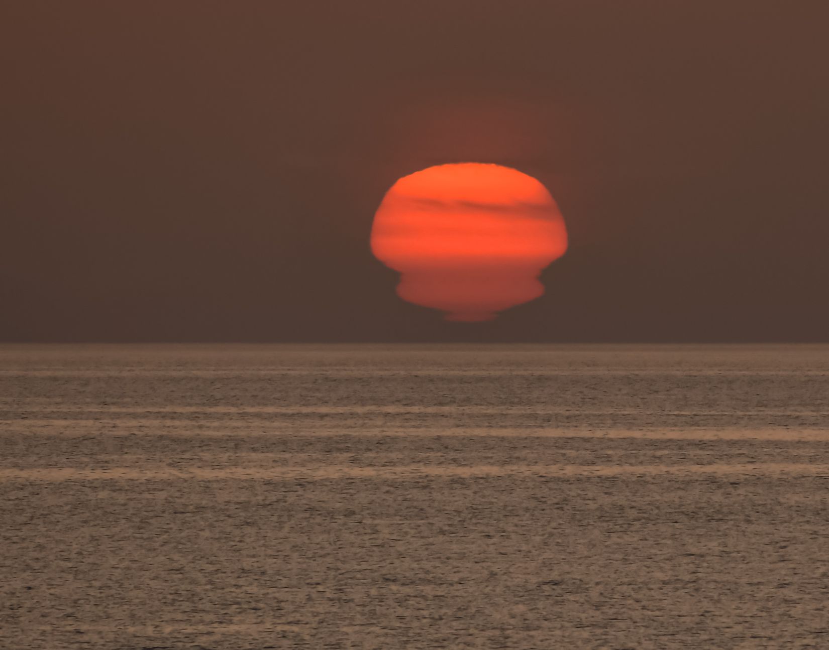 Community photo entitled Mock Mirage at dawn by Teresa Molinaro on 06/08/2025 at Sant'elia, Sicily, Southern Italy