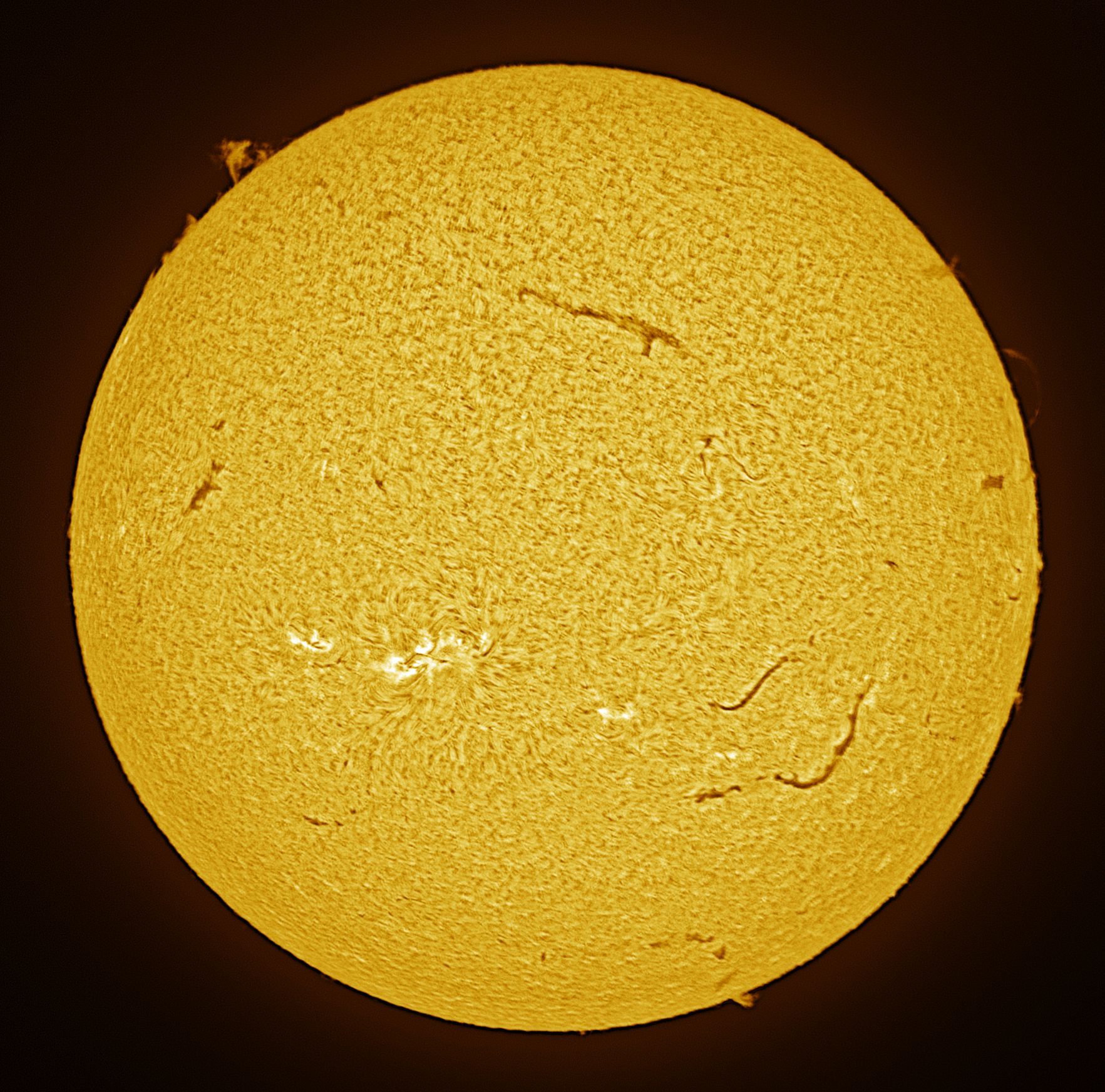 Community photo entitled Solar Activity by Jim Militello on 06/08/2025 at Tucson, Arizona USA