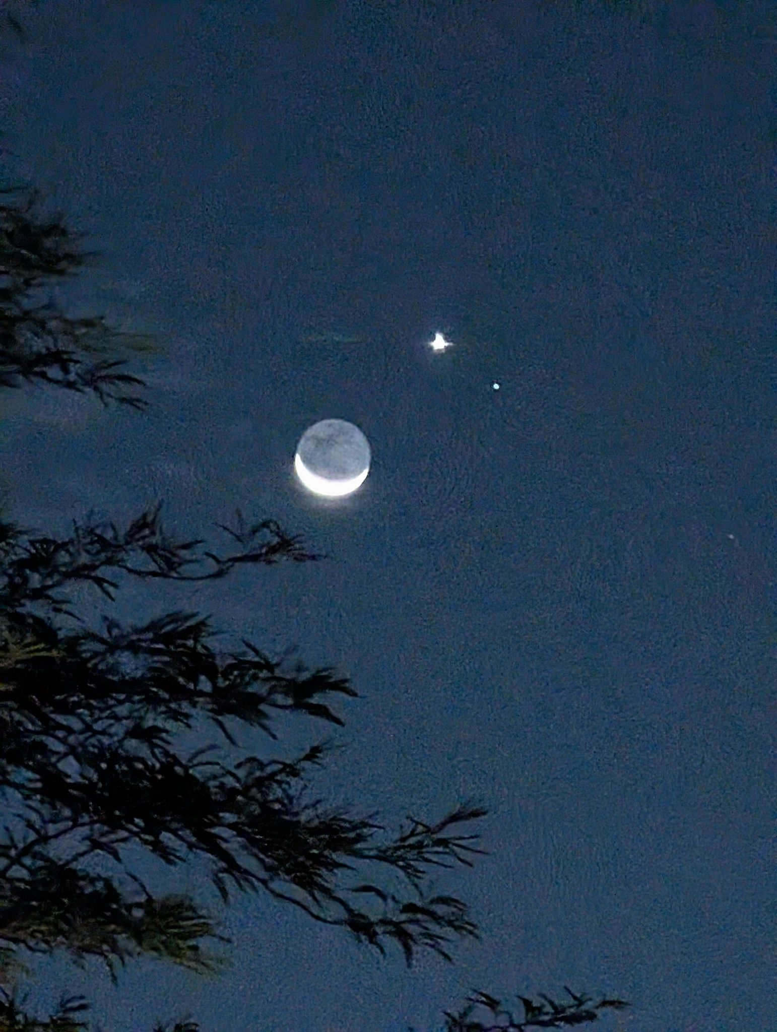 Community photo entitled Pac-Man Moon with a taste for Venus by Craig Ruark on 09/19/2025 at Summerlin, Las Vegas, Nevada