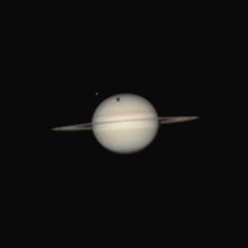 Community photo entitled Titan's shadow on Saturn by Steven Bellavia on 09/04/2025 at Smithfield, VA