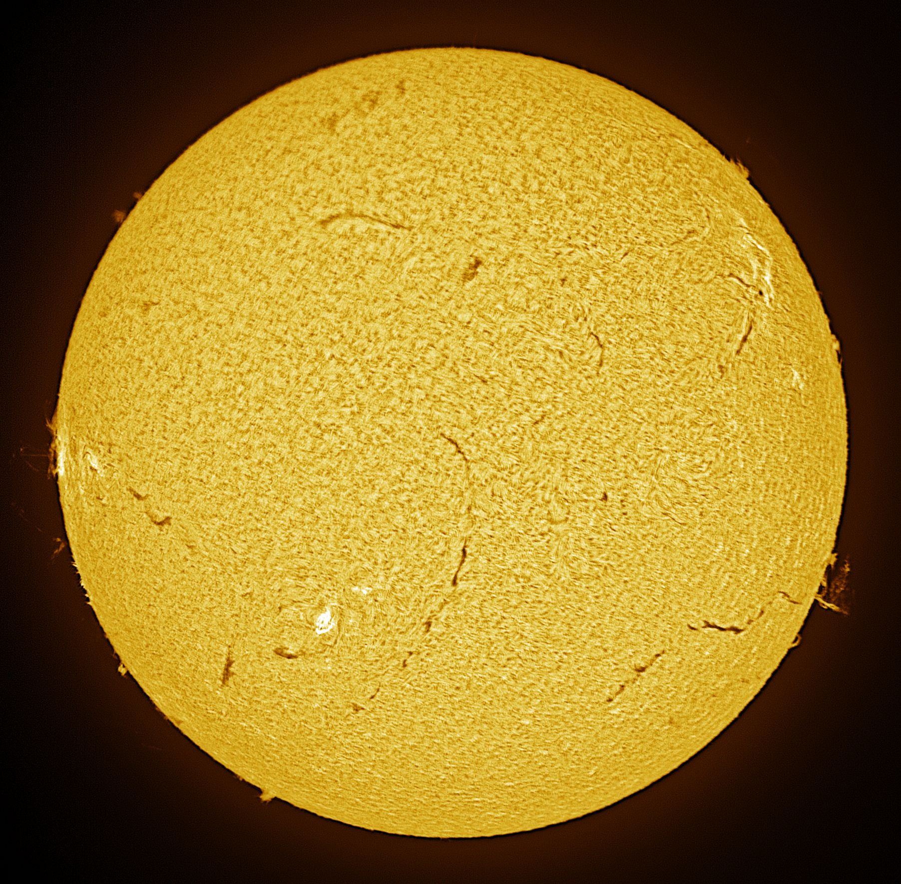 Community photo entitled Solar Activity by Jim Militello on 11/02/2025 at Tucson, Arizona  USA