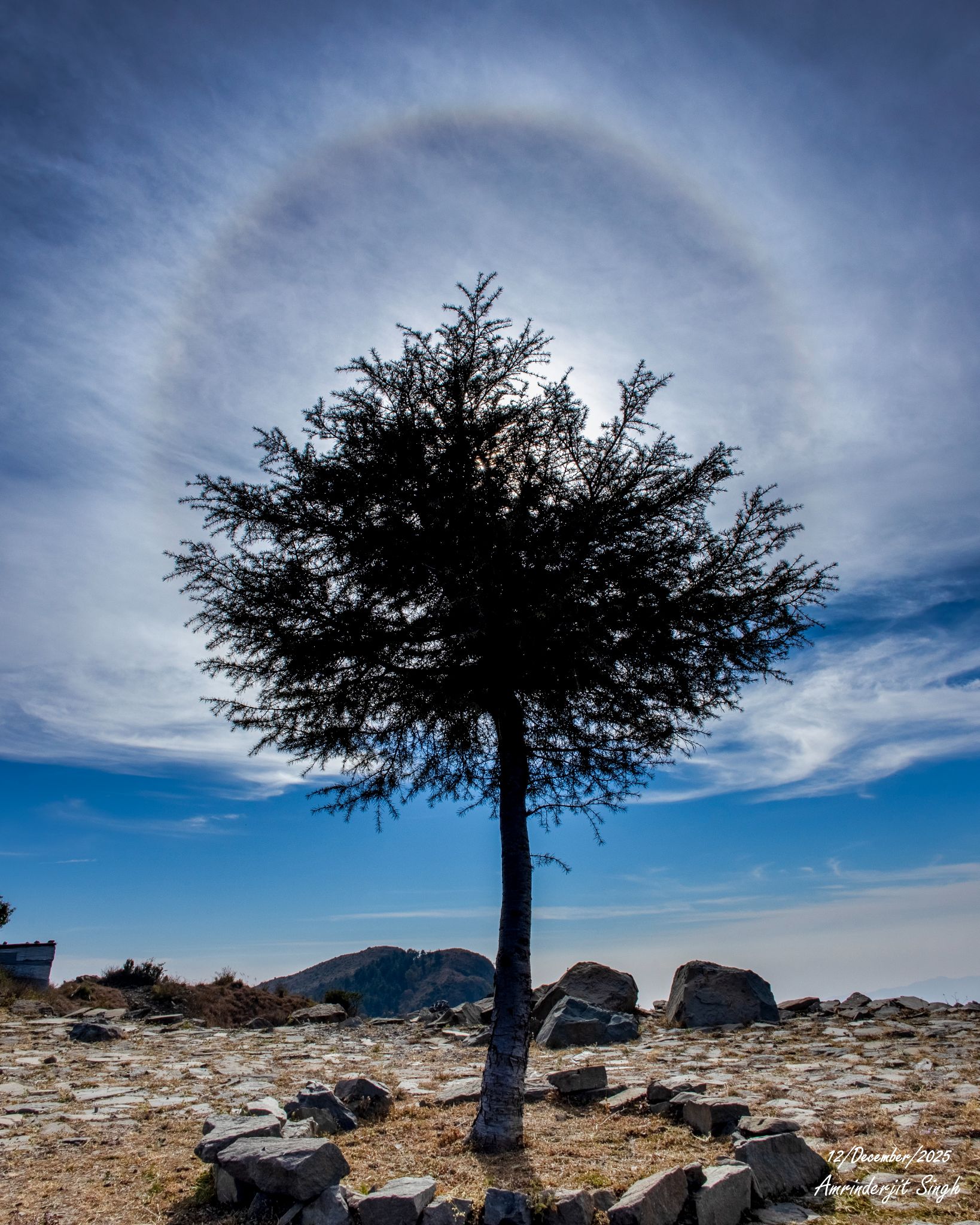 Community photo entitled Solar Halo by Amrinderjit Singh on 12/12/2025 at Vaatalya, Himachal Pradesh
