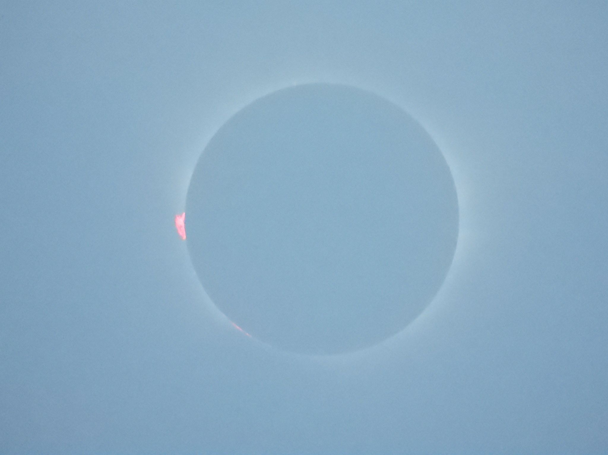 Community photo entitled Total Solar Eclipse through the clouds, A Coruña, Spain by Aurelian Neacsu on 08/12/2026 at A Coruña, Spain