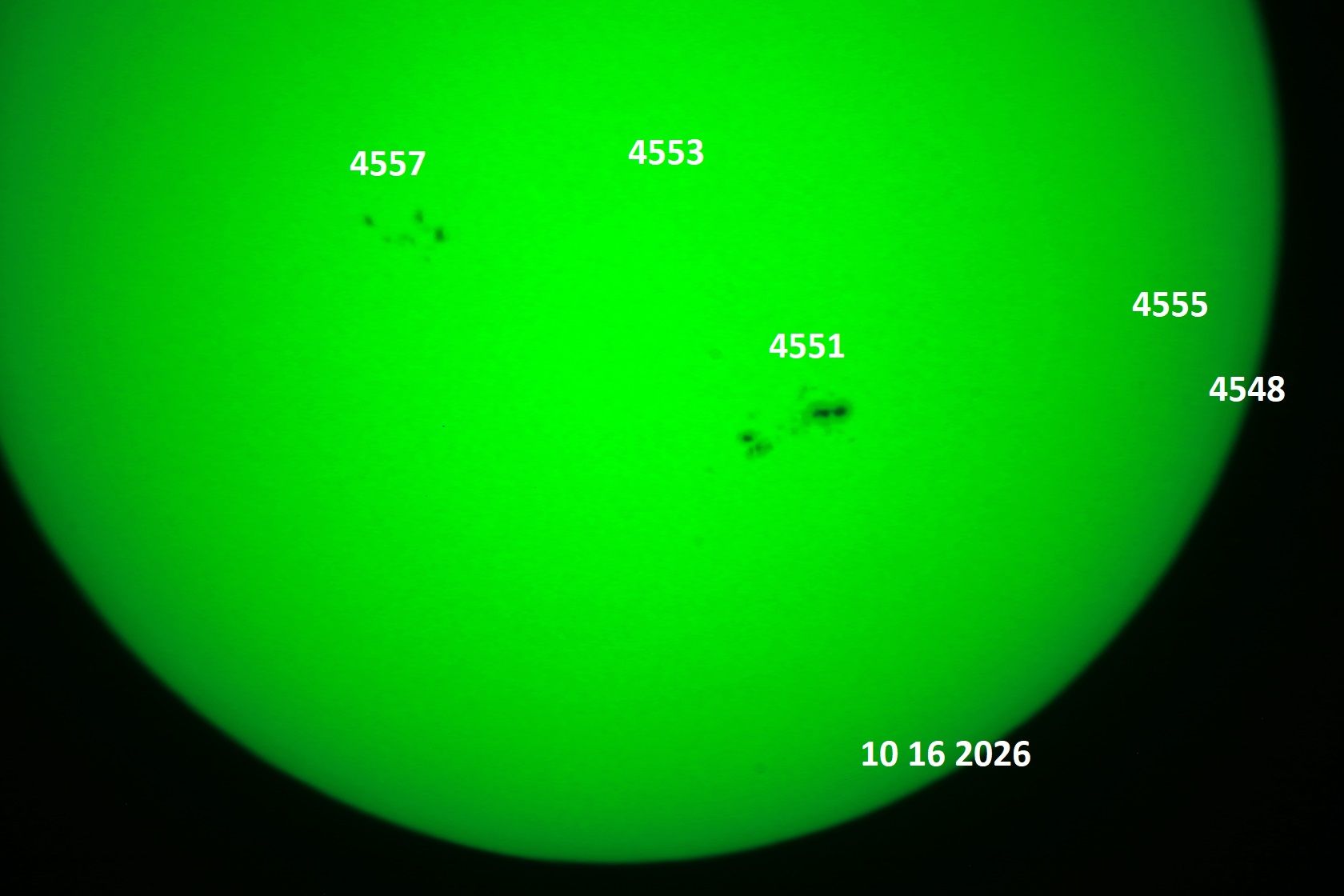 Community photo entitled Big Sunspot 4551 by Victor Rogus on 10/16/2026 at Sedona, Arizona, USA