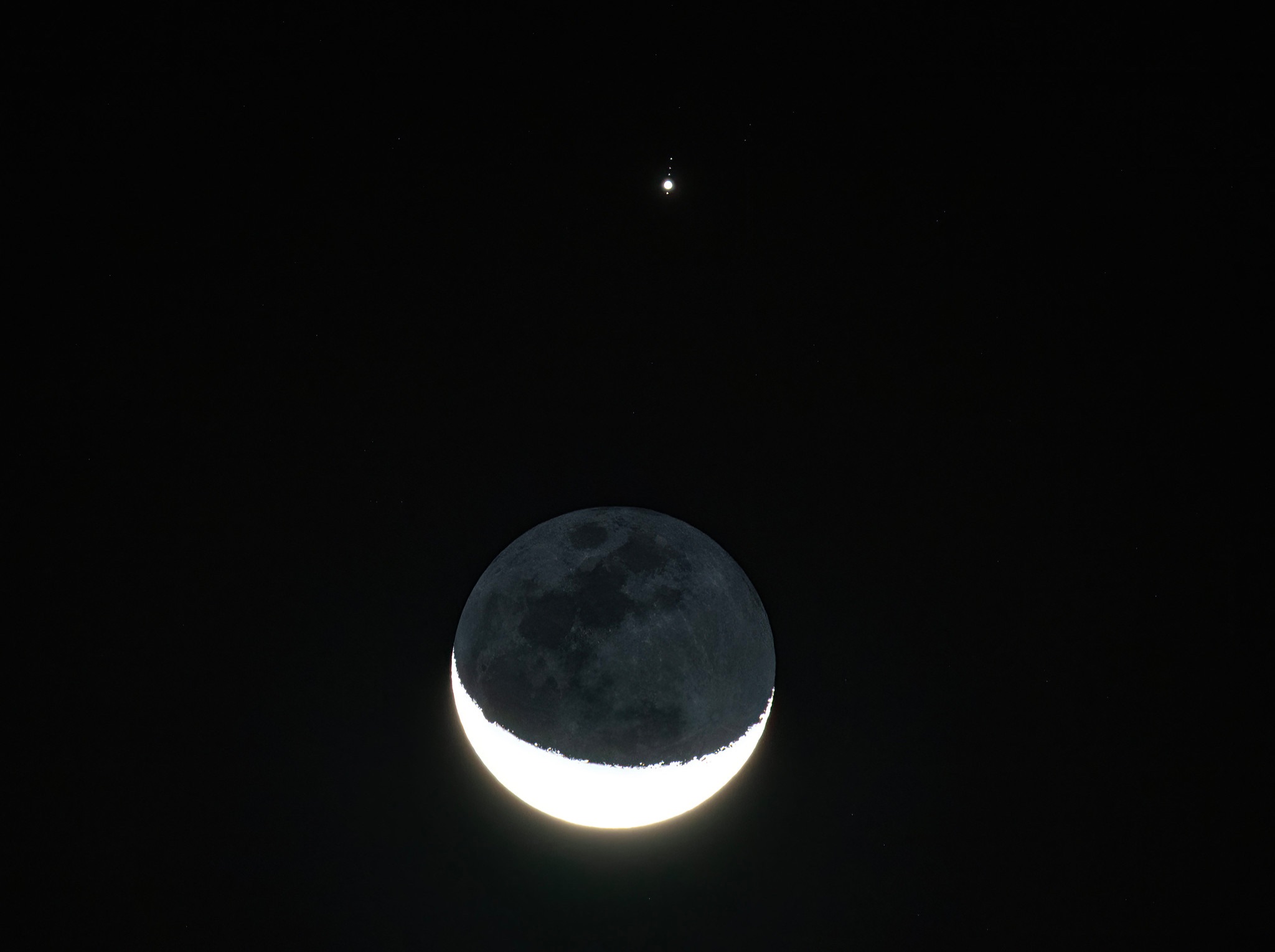 Community photo entitled Conjunction of Jupiter and Moon by Eliot Herman on 10/06/2026 at Tucson AZ